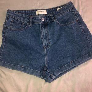 Denim Mom Short